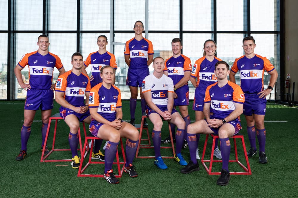 Jordan Way is set to take control of his first Super Rugby match thanks to the help of the team. Photo: RugbyAU
