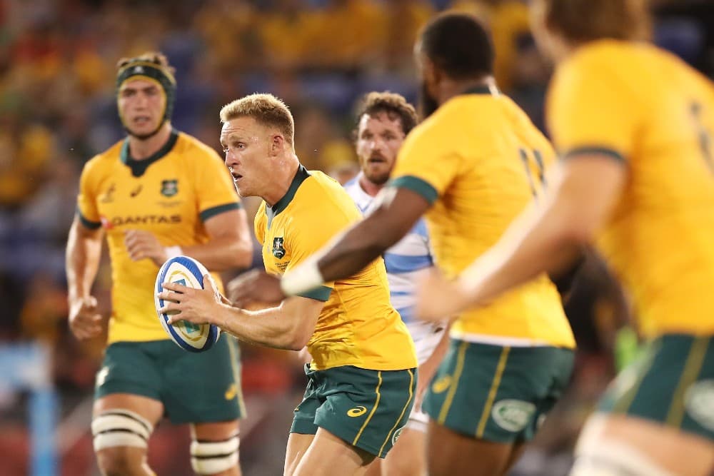 Reece Hodge is set to become the Wallabies' most versatile back after being selected at fullback to play the Pumas. Photo: Getty Images
