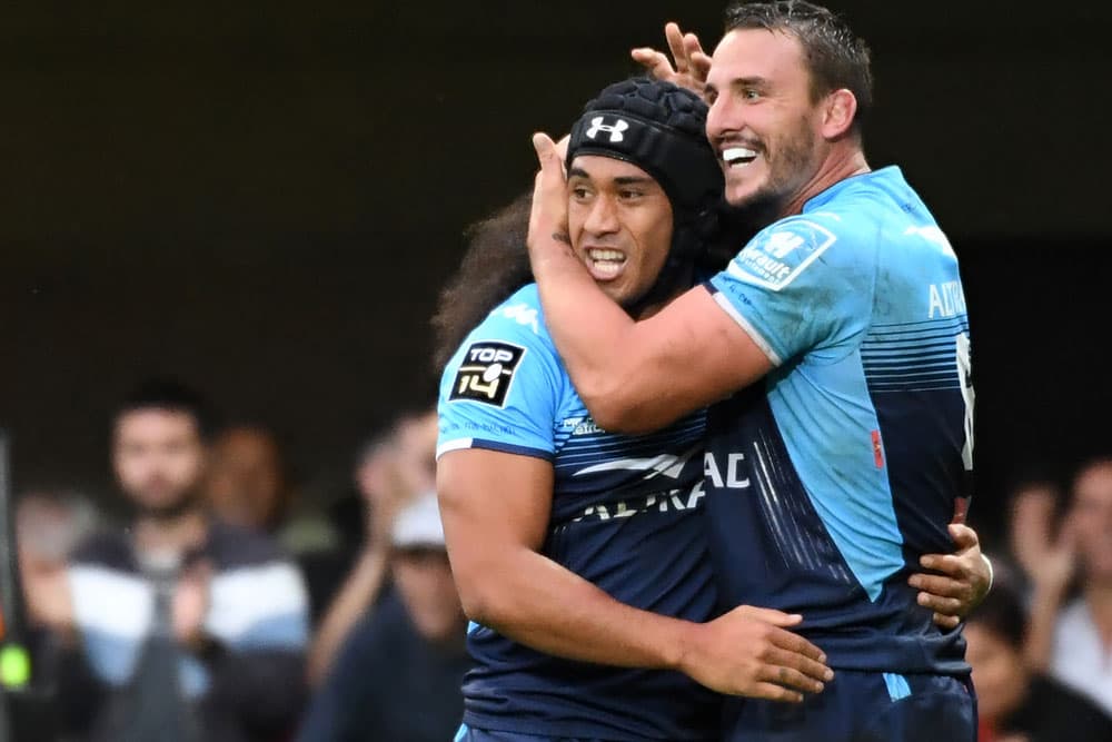 Joe Tomane crossed for a rampaging Montpellier in the Top 14. Photo: AFP