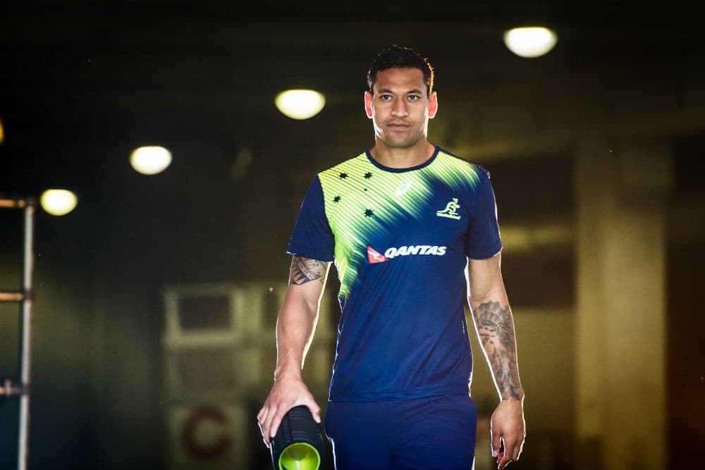 Israel Folau hasn't decided if he will play in Japan. Photo: ARU Media/Stu Walmsley
