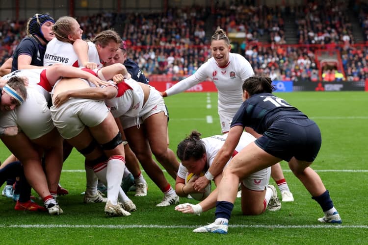 England broke the record for most consecutive Test wins with a rout of Scotland. Photo: Getty Images