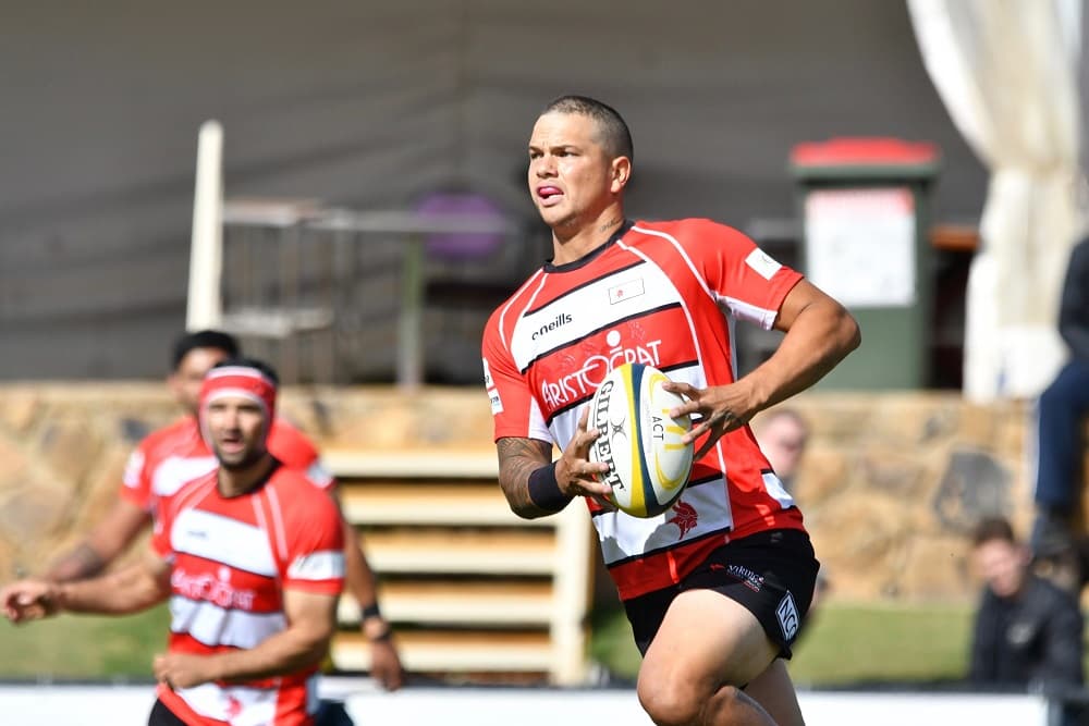 Tuggeranong Vikings in action at Viking Park. 