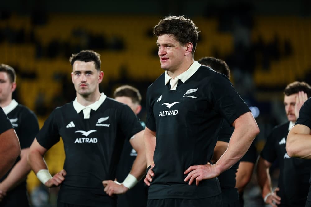 Scott Barrett has been ruled out of the All Blacks' squad for the opening Bledisloe Cup match. Photo: Getty Images