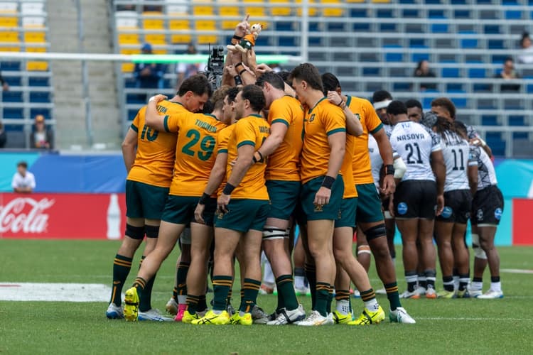 The Australia Sevens side are ready for a new era in Dubai. Photo: World Rugby