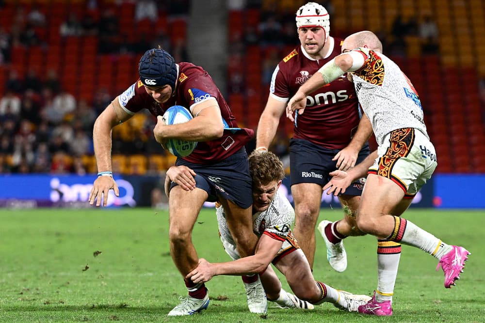 The Queensland Reds fought hard but couldn't find a way through the Chiefs. Photo: Getty Images