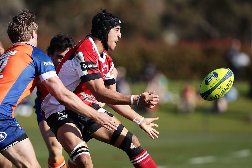 Oakman-Hunt’s first touch of the ball in the NRC probably wasn’t as he imagined it. Photo: Getty Images