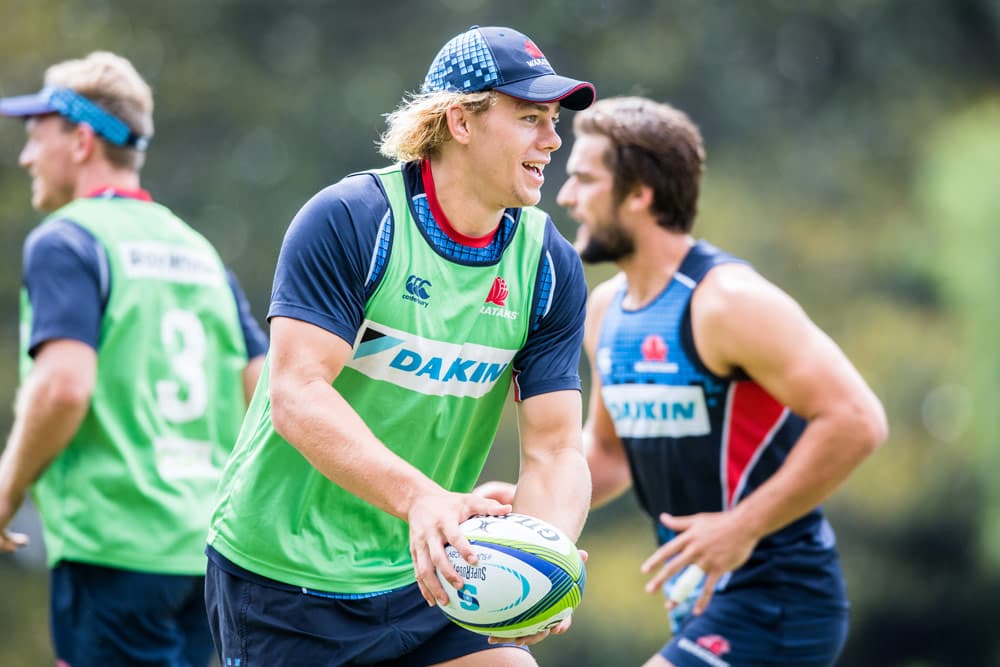 Ned Hanigan has impressed in his second Super Rugby season. Photo: RUGBY.com.au/Stuart Walmsley