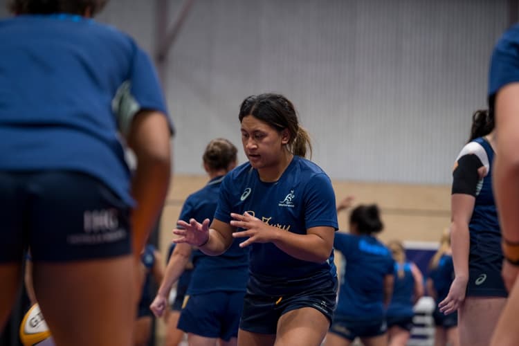 New Wallaroos hooker Katalina Amosa is excited to join a special group of siblings to play for Australia. Photo: Wallaroos Media