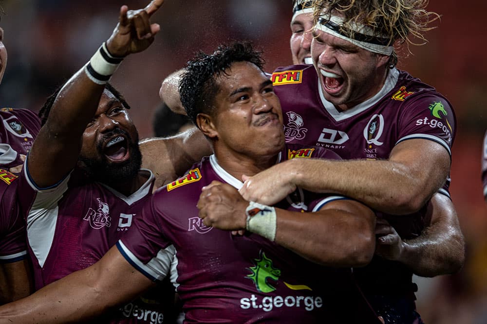 The Red's Alex Mafi was the star of the Queensland show on Friday Night | QRU Media