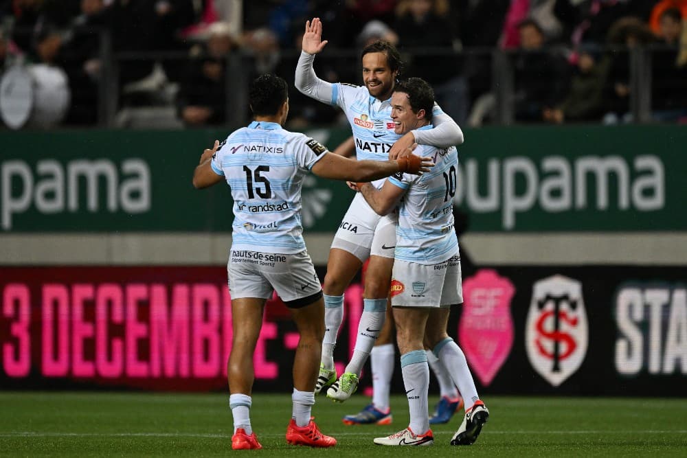 Racing held on for victory to go to the top of the Top 14. Photo: AFP