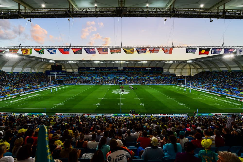 The Commonwealth Games Rugby Sevens at Robina Stadium. Photo: RUGBY.com.au/Stuart Walmsley