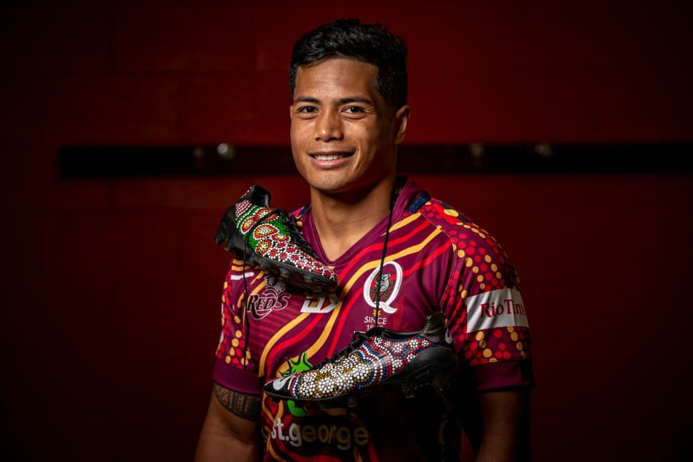 Scott Malolua will start for the Reds with Tate McDermott out with injury. Photo: ARU Media/Brendan Hertel