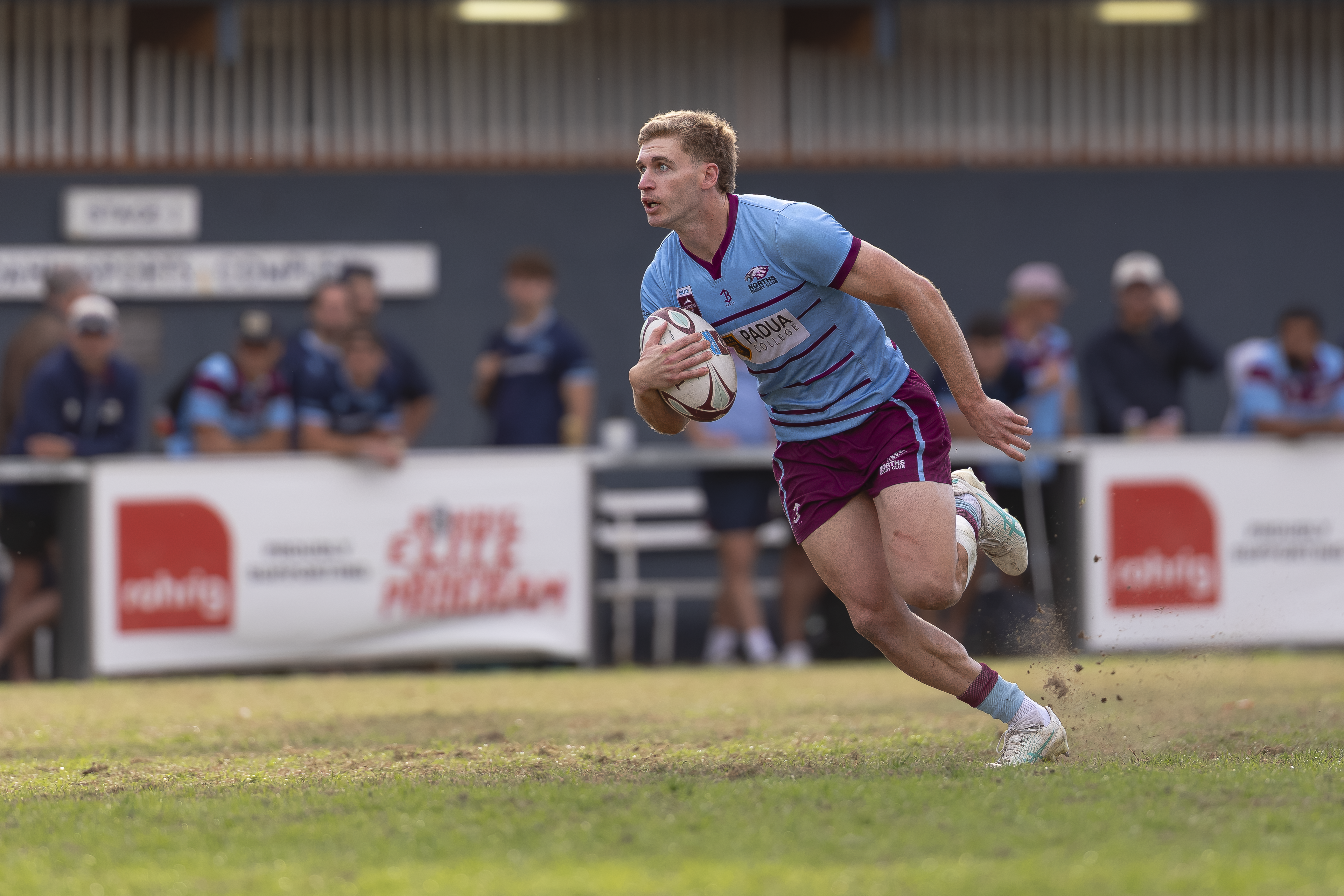Norths back Will McCulloch in action