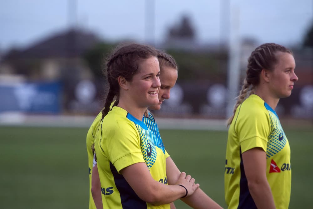 Dom Du Toit and the Aussie Sevens have kicked off the Bendigo series in style. Photo: Getty Images