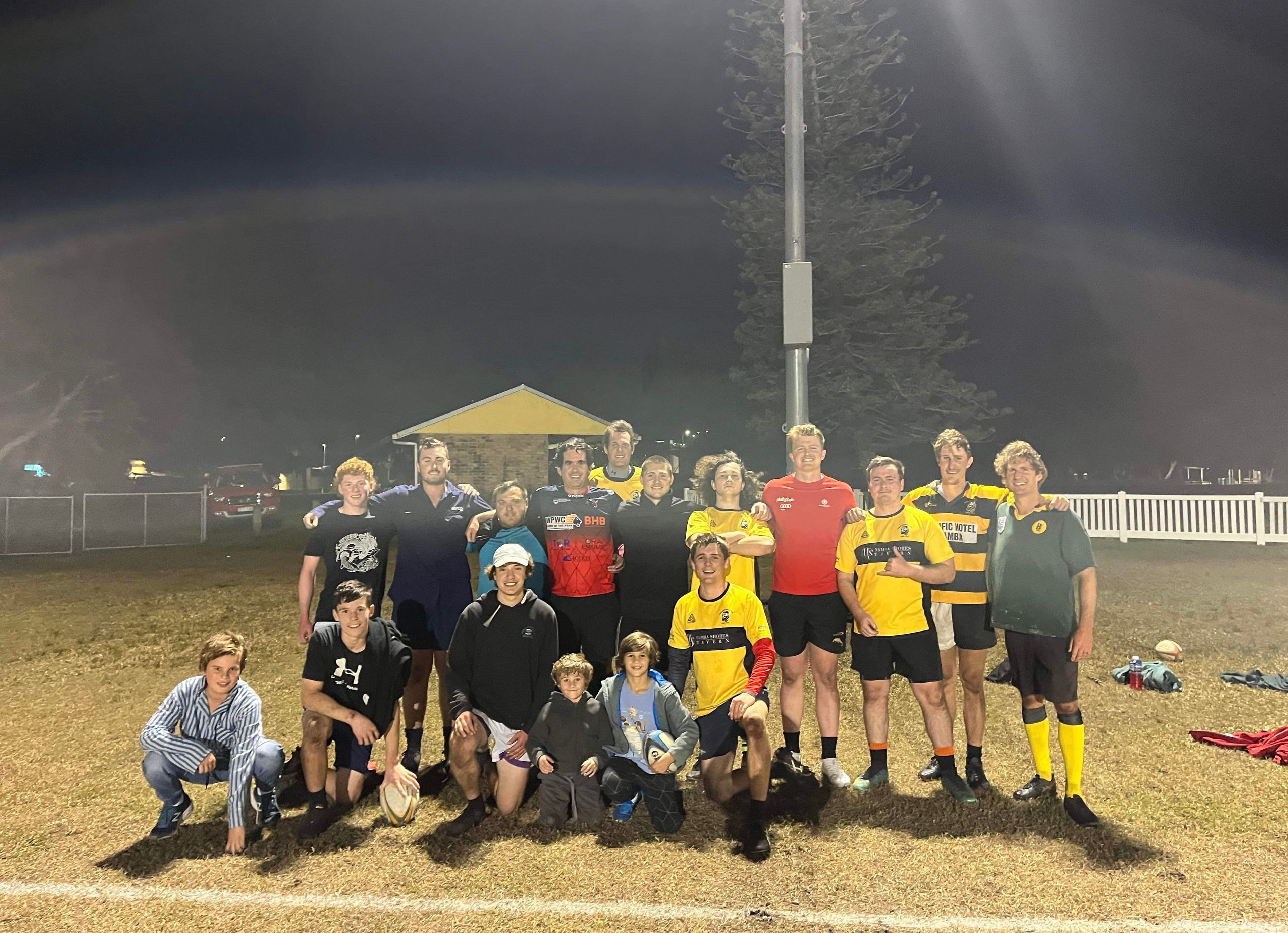 James O'Conner with Yamba Team