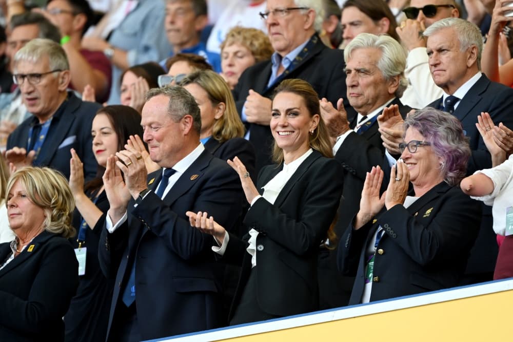 Catherine, Princess of Wales, was in attendance as the Wallaroos faced England in Brighton. Photo: Getty Images