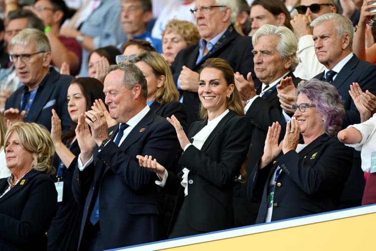 Catherine, Princess of Wales, was in attendance as the Wallaroos faced England in Brighton. Photo: Getty Images
