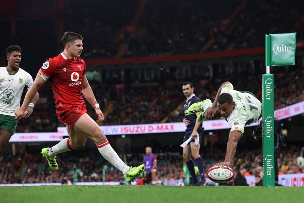 The Springboks have inflicted a massive defeat on Wales. Photo: Getty Images
