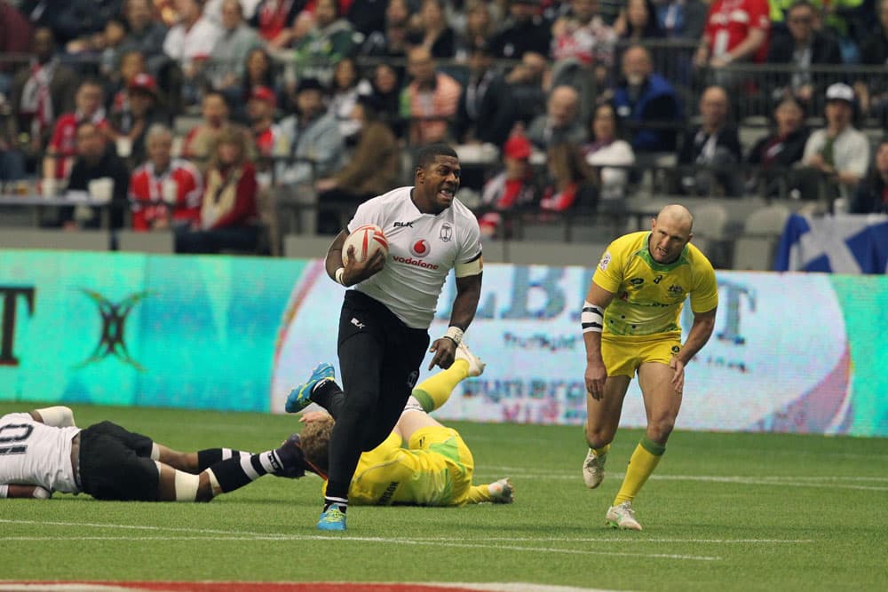 Fiji beat Australia in their cup quarter-final. Photo: World Rugby