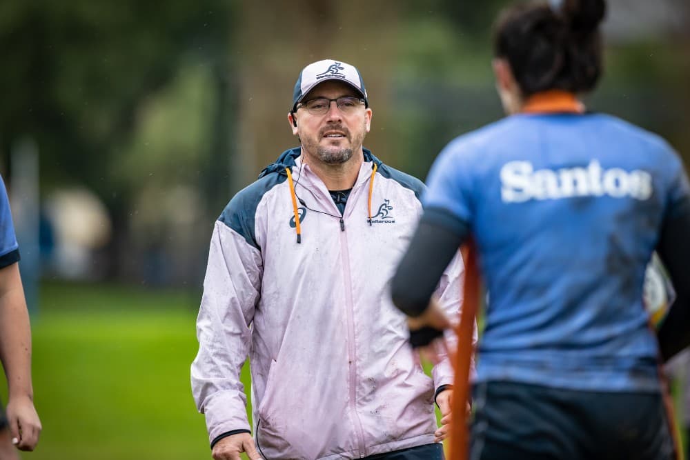 Jay Tregonning and the Wallaroos are relishing being the underdogs. Photo: Brendan Hertel/Wallaroos Media
