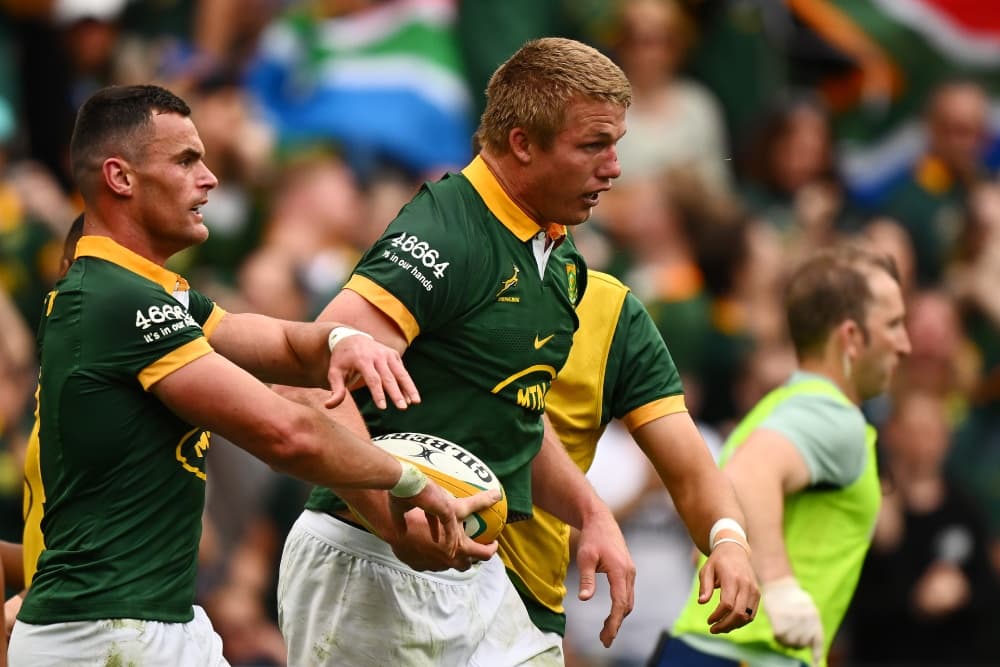 The Springboks are dealing with a lock crisis ahead of their clash with New Zealand. Photo: Getty Images