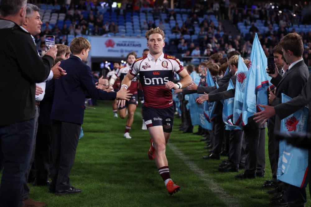 Tate McDermott and the Reds are hunting for a rare win in Canberra. Photo: Getty Images