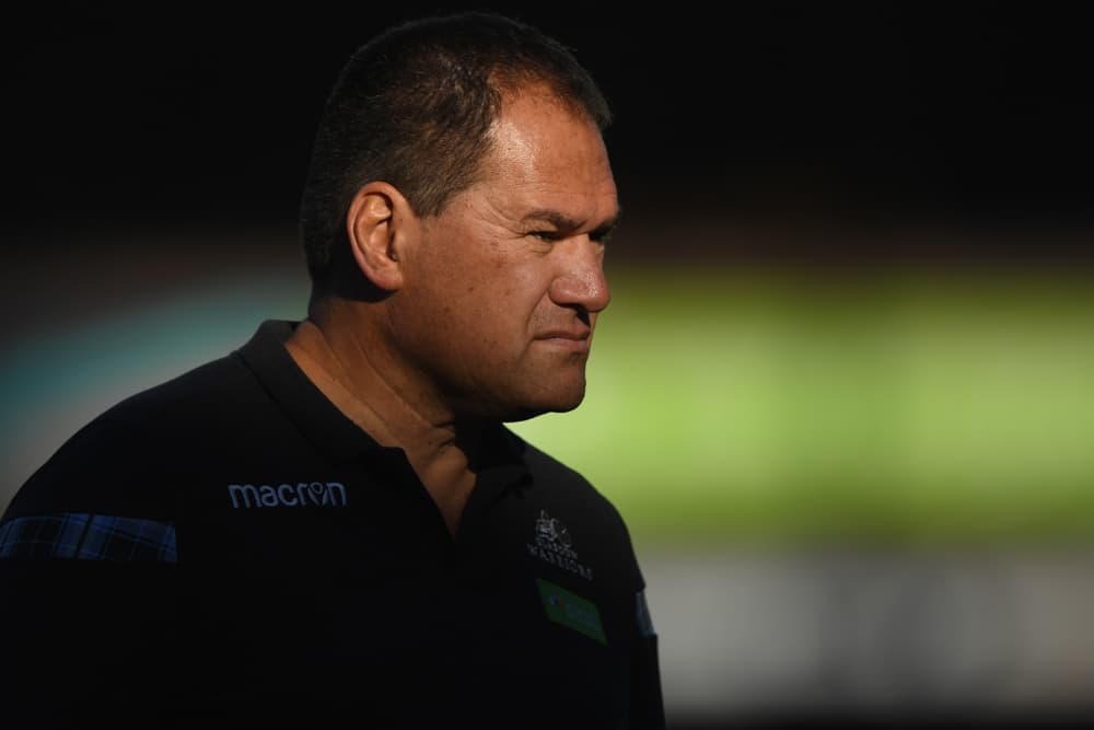 Dave Rennie is juggling roles as coach of Glasgow and Australia. Photo: Getty Images 