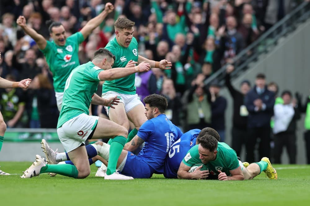 Ireland have ended France's winning streak to cement their status as the world's best side. Photo: Getty Images