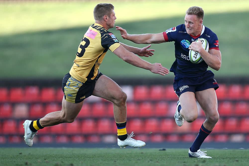 Reece Hodge in action against the Force during their victory to secure a maiden finals berth. Photo: Getty Images