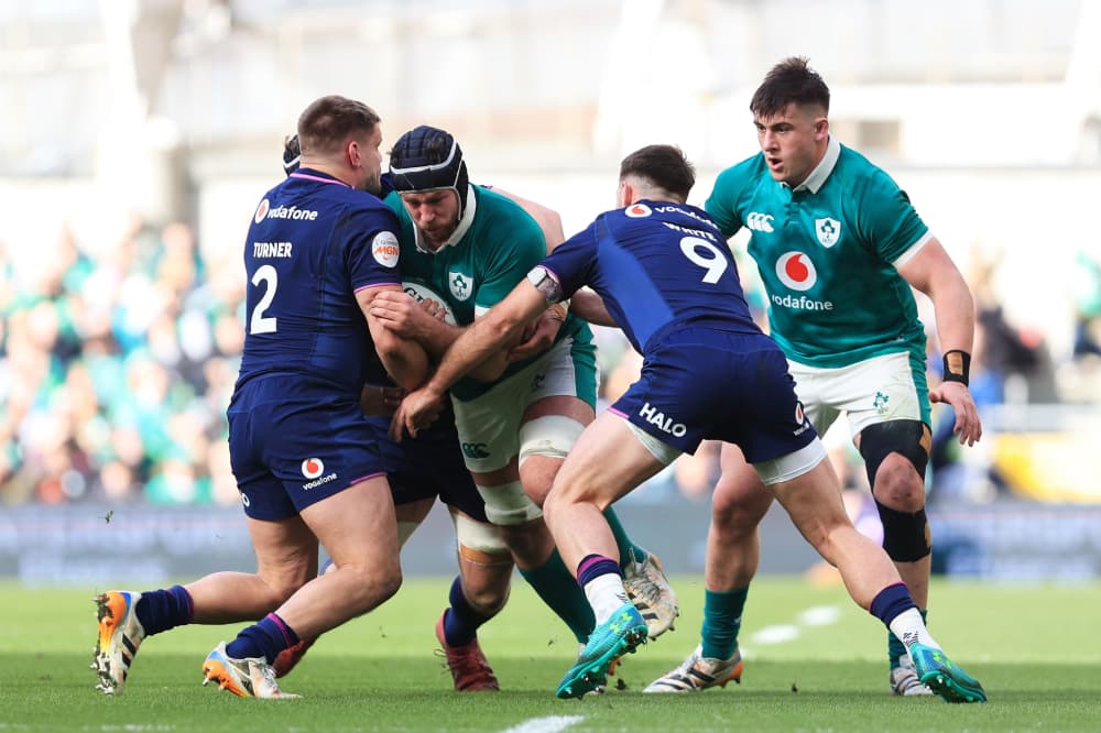 Caelan Doris will miss the trip to Australia after the Ireland skipper was ruled out with injury. Photo: Getty Images