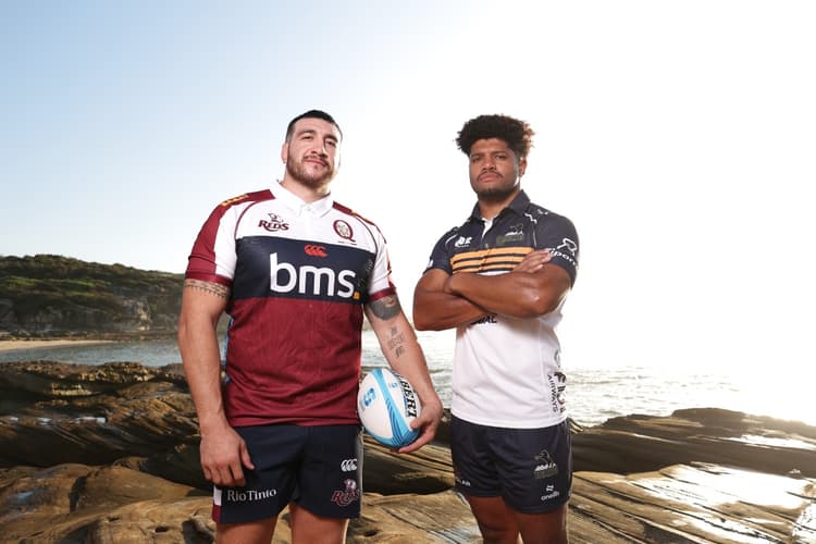 Seru Uru is one of several Test-capped players in the Reds-Brumbies Super Rugby AUS fixture. Photo: Getty Images