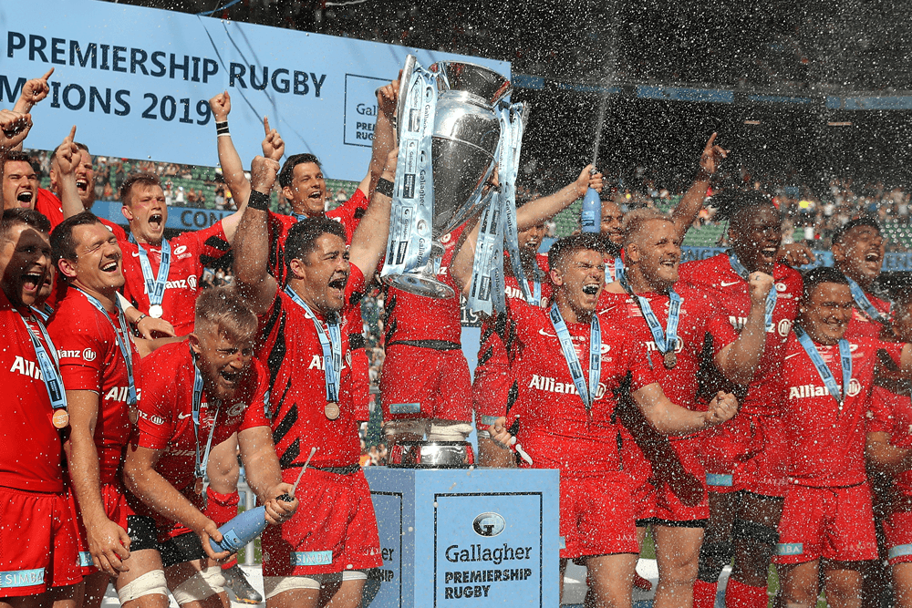 Saracens have won the Premiership final. photo: Getty Images