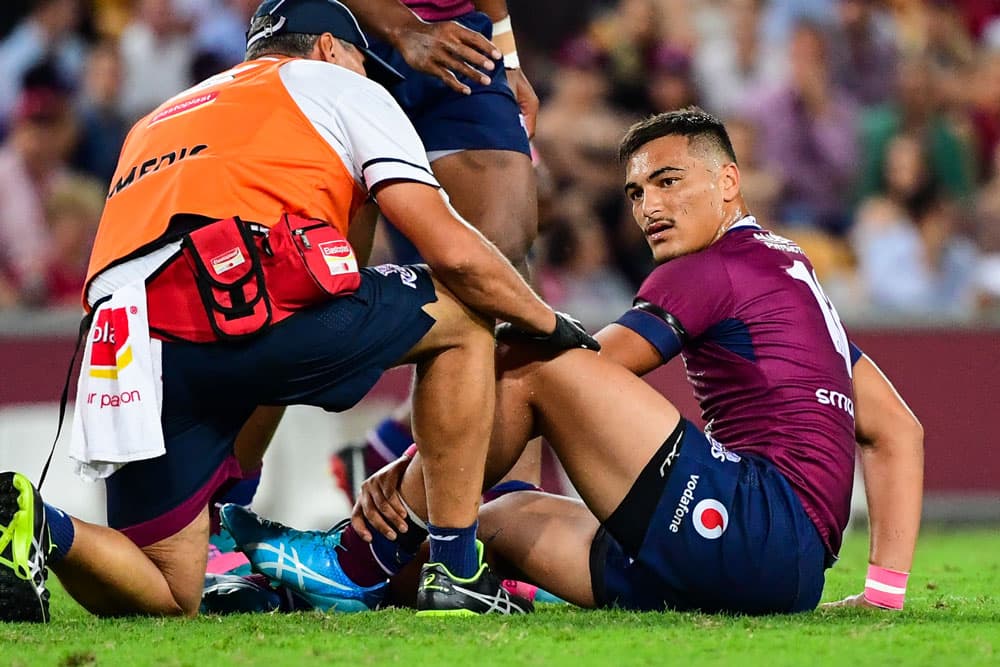 Jordan Petaia could miss up to four months. Photo: RUGBY.com.au/Stuart Walmsley