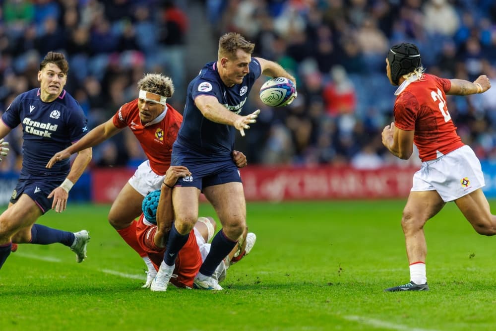 Stafford McDowall captains a new-look Scotland side against Fiji. Photo: Getty Images