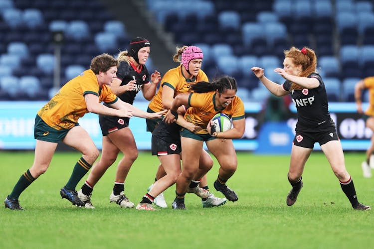 The Wallaroos were outclassed by Canada in Sydney. Photo: Getty Images