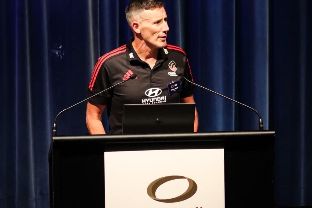 Over 200 coaches gathered at St Joseph’s Nudgee College. Photo Supplied