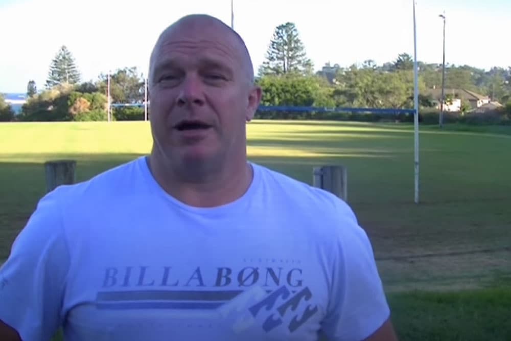 Classic Wallaby Steve Lidbury. Photo: YouTube