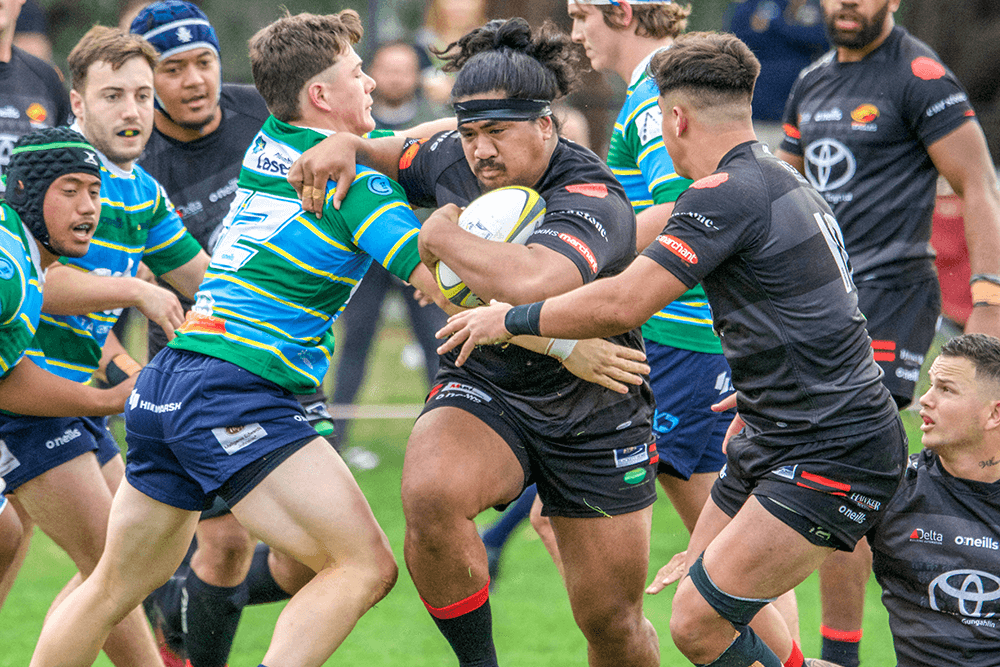 Gungahlin were overpowered by Uni-Norths Owls in their Round Four clash. Photo: Jayzie Photography