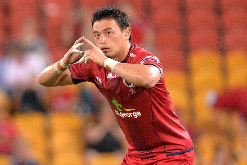 Ayumu Goromaru had his kicking skills tested against the Force. Photo: Getty images