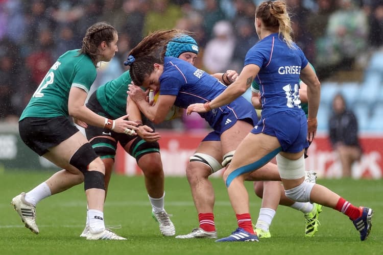 France backrower Axelle Berthoumieu was cited for a bizarre biting incident. Photo: Getty Images
