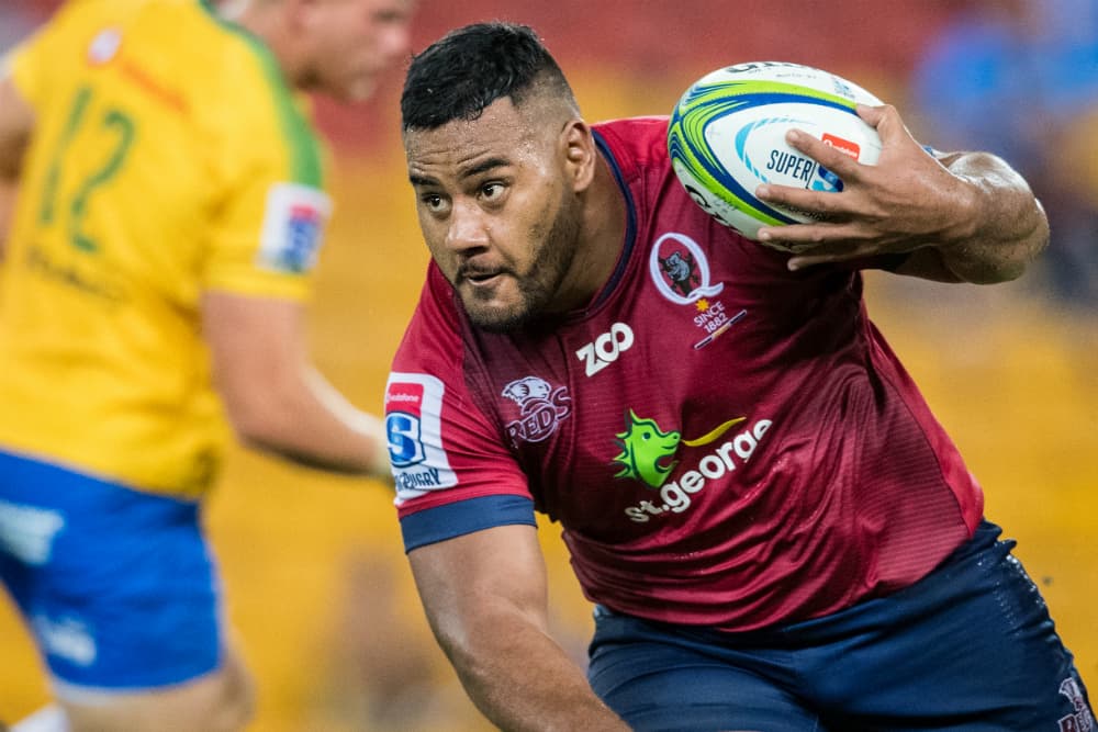 Taniela Tupou starred for the Reds again on Saturday. Photo: RUGBY.com.au/Stuart Walmsley