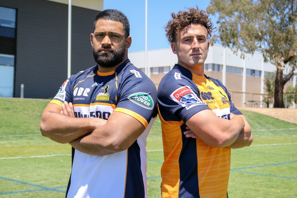 The Brumbies have revealed their 2019 jerseys. Photo: Brumbies Media