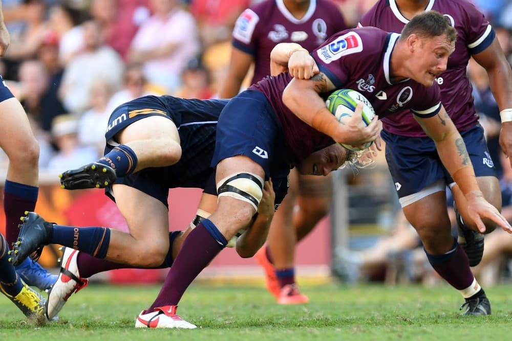 Scott Higginbotham was among the Reds' best in their win against the Brumbies. Photo: Getty Images