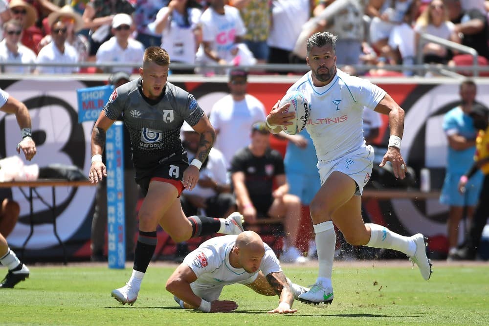 Adam Ashley-Cooper finishes on a high with the LA Giltinis. Photo: Getty Images