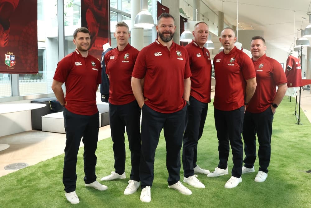 Andy Farrell is keeping a wide player pool open for the Lions. Photo: Getty Images