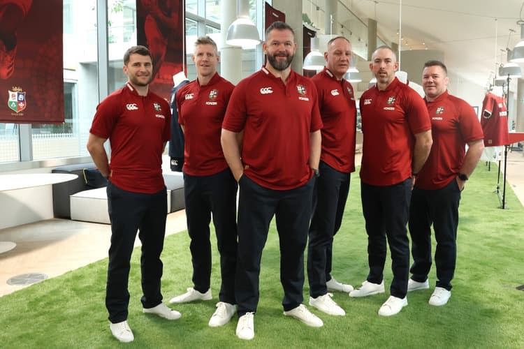 Andy Farrell is keeping a wide player pool open for the Lions. Photo: Getty Images
