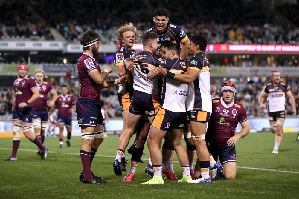 The Brumbies won the 2020 Super Rugby AU title. Photo: Getty Images