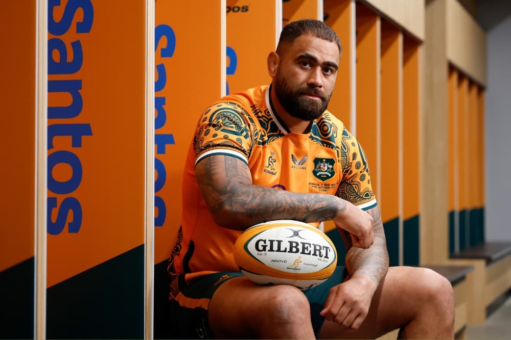 Lukhan Salakaia-Loto hopes his presence can inspire future Wallaby hopefuls from Western Sydney in his 50th Test. Photo: Getty Images