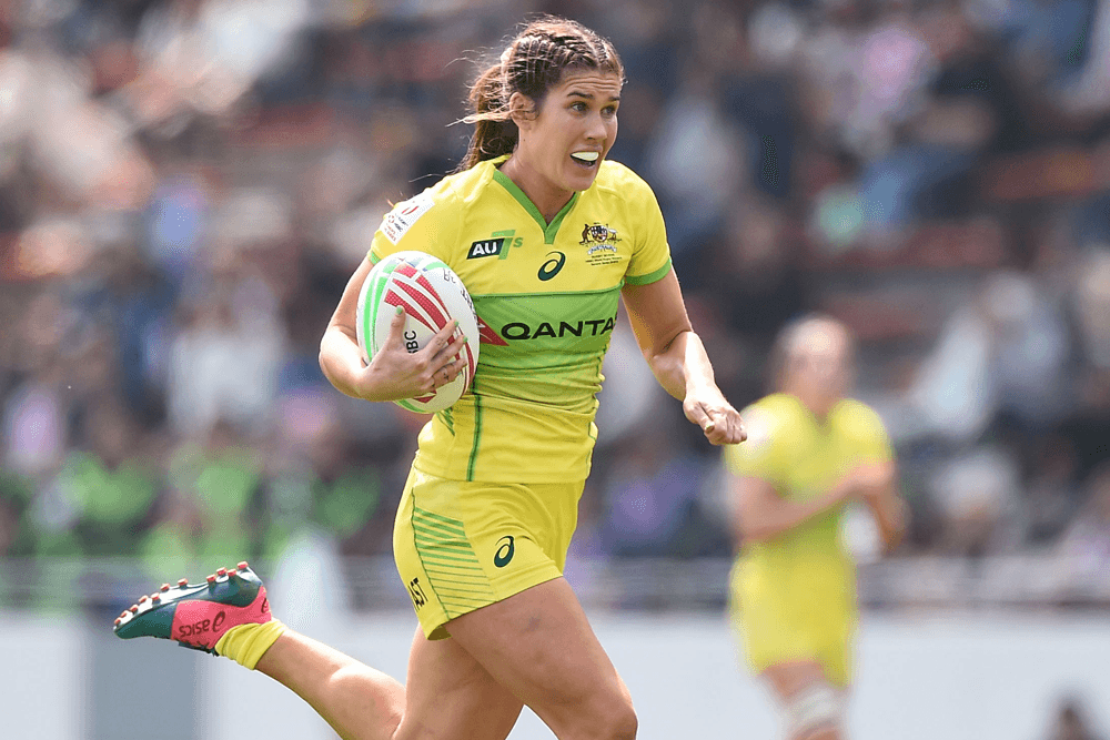 Charlotte Caslick starred in her World Series return. Photo: Getty Images