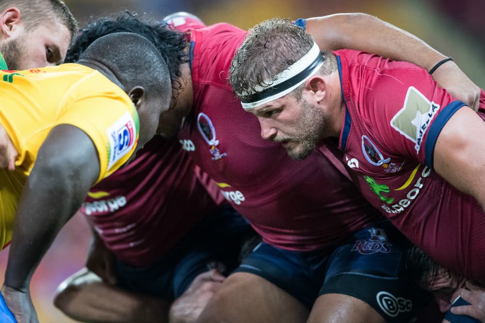 James Slipper may be forced to find a new Super Rugby home despite re-signing with the Reds. Photo: RUGBY.com.au/Stuart Walmsley